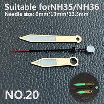 벽시계수리 시계 액세서리 손 NH35 실버 블랙 녹색 빛나는 NH36 운동 NO.31.1 에 적합