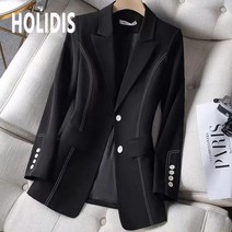 HOLIDIS 여성 봄가을 스몰 정장 패션 코트 슬림핏 빅사이즈 정장 상의 자켓