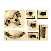 흔들 목마 수제 DIY 가죽 절단 칼 금형, 흔들 목마 칼 금형