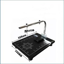 열선 우드락 커터기 AC 100-240V 핫 와이어 폼 커팅 머신 폴리스티렌 테이블 스티로폼 도구 전문 38x50CM, 한개옵션0