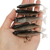 소프트베이트미끼5pcs 낚시 루어 실리콘 인공 미끼 물고기 GD02214