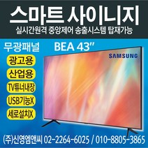 삼성전자 정품 BE43A / IPTV 겸용 / 43인치 디지털사이니지 / 광고용 모니터 멀티비전 / BEA43 / 43인치 사이니지 / 43인치 모니터, 본체