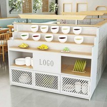 업소용 셀프바 뷔페 조미료 소스 테이블 추가 반찬, 황금 길이 120x너비 40x높이 110cm