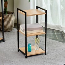 동영나이스 공부 우드책상 DIY 철제 선반 1인용 미니 서재 조립식 책장 심플 모던, 책상 보조선반 블랙