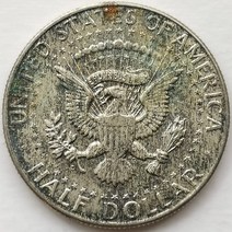 #56 90% 하이 실버 에디션 미국 1964 케네디 50 센트 기념주화 기념동전 희귀주화 대박기원선물