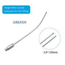 지방 흡입 캐뉼라 곡선 마이크로 전송 바늘 얼굴 리프트 도구에 대한 단일 구멍, [04] 0.8-50mm