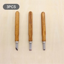 우드카빙키트 조각끌 목공칼 접도 나무 조각 끌 도구 3-4 피스 DIY 목공 각인 올리브 칼 수제 세트, [01] 3pcs