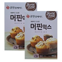 삼양사 큐원 홈메이드 머핀믹스 300g x 2개 오븐용