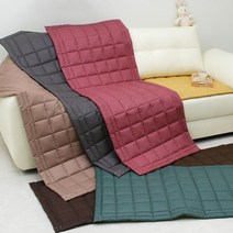 헬로베딩 광목 솔리드 순면 누빔 쇼파패드, 05.와인