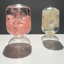 드그라쎄 하바리움 만들기 재료 거꾸로 용기, 대 (500ml)