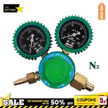 FGHGF 질소 조절기 충격 방지 압력 감속기 타이어 팽창식 측정기 용접 및 절단 도구 액세서리에 사용, 01 질소 레귤레이터