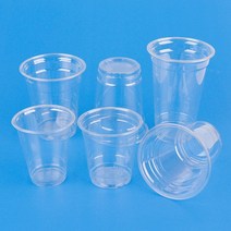 [메이크문구]투명컵 50개 7oz, 없음
