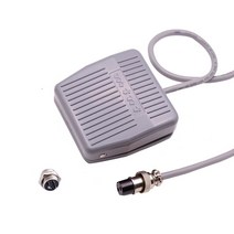 TFS-201 풋 스위치 풋 타입 220v 펀치 풋 스위치 TFS-1/EKW-5A-B 컨트롤러, 3핀 항공 플러그가 있는 TFS-1 철제 쉘