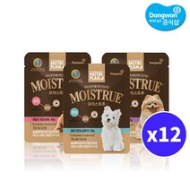 동원 뉴트리플랜 모이스트루 주식파우치 80g x 12개 모음 강아지간식 습식사료, 02_어덜트 80g x 12개