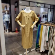 파파야 파파야 (NC강서) 밴딩 넥 린넨 원피스 PNMROP009B