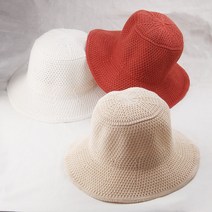 아트리아 여름숏 니트 플로피햇 벙거지모자 OSHMJIN0001