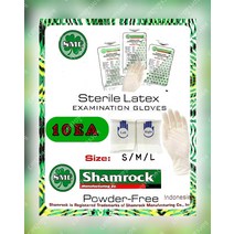 삼락 진료용 수술장갑 개별포장 10EA멸균 라텍스 무분말, 대(L)
