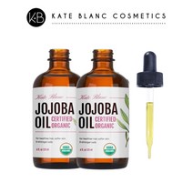 (1+1) 케이트블랑 코스메틱 조조바 비정제 냉간압착 호호바 오일 USDA인증 jojoba oil 120ml 2팩