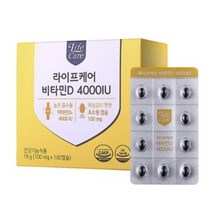 라이프케어 비타민D 4000IU, 180정, 30개