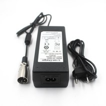 전기 자전거 리티엄 배터리 스마트 충전기 스쿠터용 DC 플매트 카펫 러그 XLR 3P 18mm 24V 36V 48V 29.4V 2A 42V 54.6V 호버 보드, [02] EU, [03] 36V2A, 1개