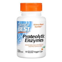 닥터스베스트 Proteolytic 효소 Enzymes 90 식물성 캡슐 Amylase 아밀레이스 Glucoamylase 말테이스 Bromelain 브로멜라인 Rutin 루틴