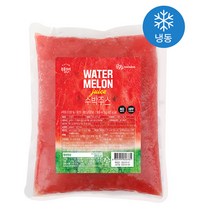 대상 100% 수박주스 1kg+아이스박스포장땡모반 주스, 단품, 단품