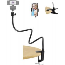 JUMI 웹캠 스탠드 - Logitech 웹캠 C920s C920s C930e C922x C930C922e C925e C615 Brio - 스프링 및 턱 클램프 포함:, 단일옵션