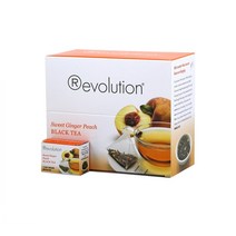 레볼루션 티 스위트 진저 피치 티백 30개입 1팩 Sweet Ginger Peach Black Tea 30 Count, 1개