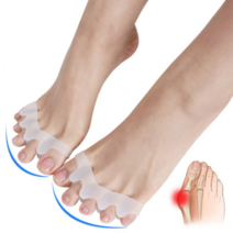 발가락 링 실리콘 밴드 발관리 예쁜발 발가락보호, 1세트