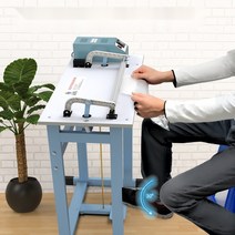 페달형 비닐 접착기 밀봉 실링기 포장지, 길이 600mm