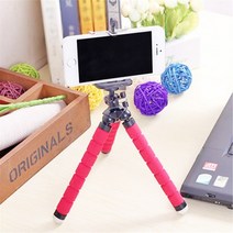 휴대용 미니 스마트폰 문어발 삼각대 관절삼각대 고릴라삼각대 유튜브삼각대 핸드폰삼각대 스마트폰삼각대, 블루