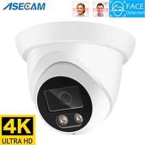 CCTV 현관 돔카메라 CCTV 펫 가정용 cctv 이글루캠 집안 캠 카메라 야외 얼굴 감지 오디오 듀얼 라이트 금속 돔 감시 보안시시티비 외부 설치 강아지, 4mp poe ai 카메라, 3.6mm