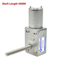 웜기어 감속기 4632-370 12V 볼트 DC M6 나사 샤프트 길이 50MM 3V6V24V 웜 기어드 모터 역방향 감속 자, 03 18rpm_02 12V