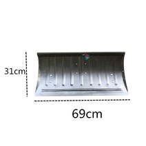 바퀴 눈삽 넉가래 제설삽 제설 기계 장비 용품 도로, 눈 푸시 삽 헤드 69x31 증가