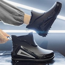 남자패션장화 오토바이 배달 낚시 레인부츠