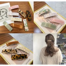 떡볶이핀 명품 머리핀 예쁜 헤어핀 반묶음 셀룰로오스 프랑스핀 자동핀 삔 헤어클립 헤어악세사리 쇼핑몰