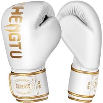 ZTTY 복싱 글러브 권투 장갑 킥복싱 태권도 가라테 어린이 남녀 공용, 화이트 골드