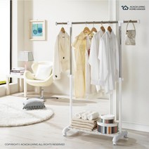아기방 옷정리 수납 걸이 이동식 철재행거 학원 원피스 옷방 자취방 작은방, 행거 305호