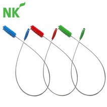 [식공구] 엔케이 관청소솔 (4cm 1.5M로드포함) / 배관 배수구 하수구 파이프 청소 식품공장 HACCP, 1개, 초록