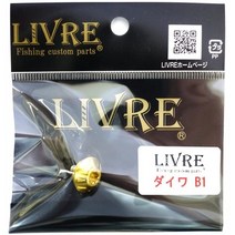 일본직발송 9. 리브레(LIVRE) LIVRE (리브레) 루어 부품 핸들 볼트 카켄 골드 다이와 B1 9911 B003AHHYKO, One Color