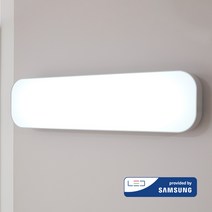 [led욕실등전구색] LED 시스템 심플 욕실등 30W_화이트 삼성모듈 플리커프리