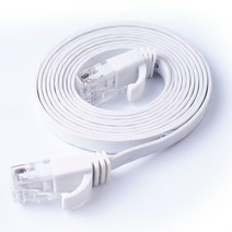 [해외] CAT6 RJ45 플랫 이더넷 케이블 트위스트 페어 1m 2m 3m 10m 20m 컴퓨터 네트워크 케이블 Cat6 ADSL 허브 카메라 라우터 ATM UTP 케이블, White 30 메터