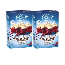 화이트윙스 컵케이크 믹스 레드 벨벳 365g White Wings Cupcake Mix Red Velvet, 2팩