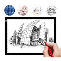 해외 Wacom 디지털 그래픽 드로잉 태블릿 A4A3A2 LED 다이아몬드 페인팅 라이트 패드 보드 엑스레이 필, CHINA, A4(33.5x23.5cm)