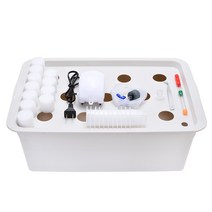 몬스테라 알보 11 홀 식물 사이트 수경 재배 시스템 정원 화분 플랜터 실내 파종 캐비닛 상자 성장 키트, 한개옵션0