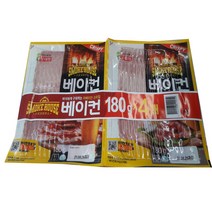롯데푸드 베이컨180g X 4입 아이스포장무료, 4개입, 180g