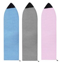 니트 플란넬 서핑 보드 보호 커버 소프트 스트레치 수상 스포츠 스노우 롱 양말 액세서리, 회색 230x50cm
