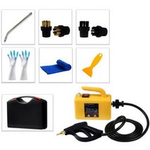 부품 스팀해빙기 110V 220V 고온 스팀 후드 에어컨 자동차 모바일 클리닝 머신 펌핑 살균 소독기 청소기 자동차청소 191352, Yellow Upgrade model, CHINA