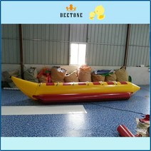 PVC 공기주입식 방수포 플라잉 피쉬 튜브 워터 바나나 보트 바다용, 한개옵션0