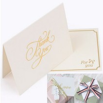 고급 금테 선물 축하 카드 감사 인사 엽서 봉투 편지, 제품선택, BEST WISHES